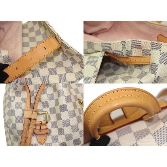 Louis Vuitton Speron Damier Azur White Gray Pink Rucksack Backpack - Picture 8 of 8